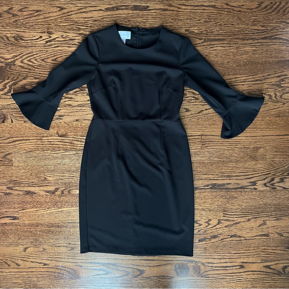 Donna Morgan Simple Black Dress (4)